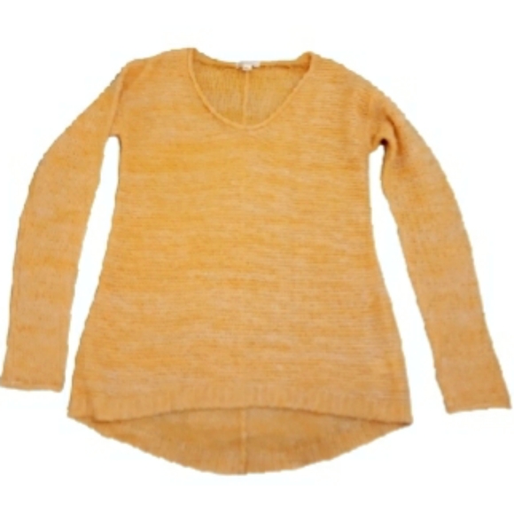 GapMaternity Ombre Peach V Neck Sweater - Size Small Wool Blend Sweater - Picture 7 of 7